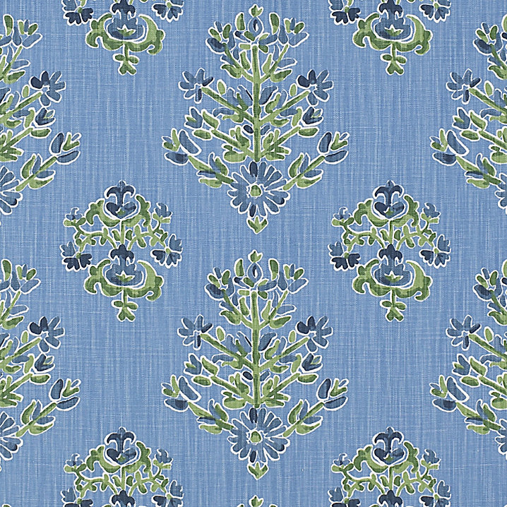 Eliza Cornflower Fabric By The Yard