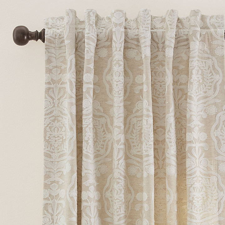221-elsbeth-crewel-embroidered-drapery-panel--3.jpg Elsbeth Crewel Embroidered Drapery Panel