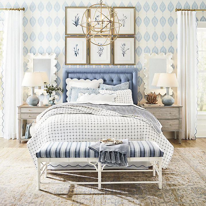 Emma Scalloped Bedskirt
