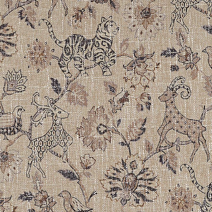 Gazella Flax Fabric by the Yard