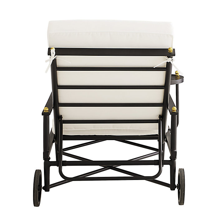 Asher Chaise & Tray Table with Sunbrella Cushion