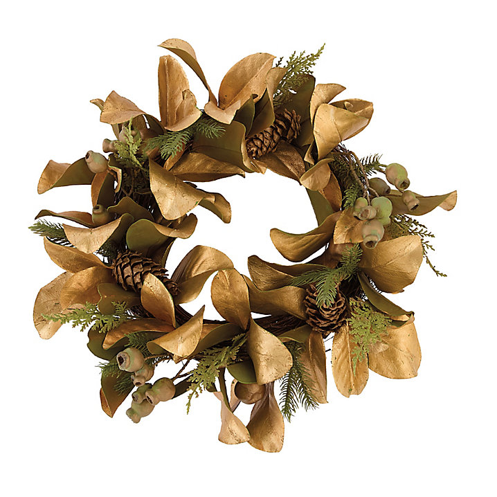 Golden Pine & Magnolia Greenery