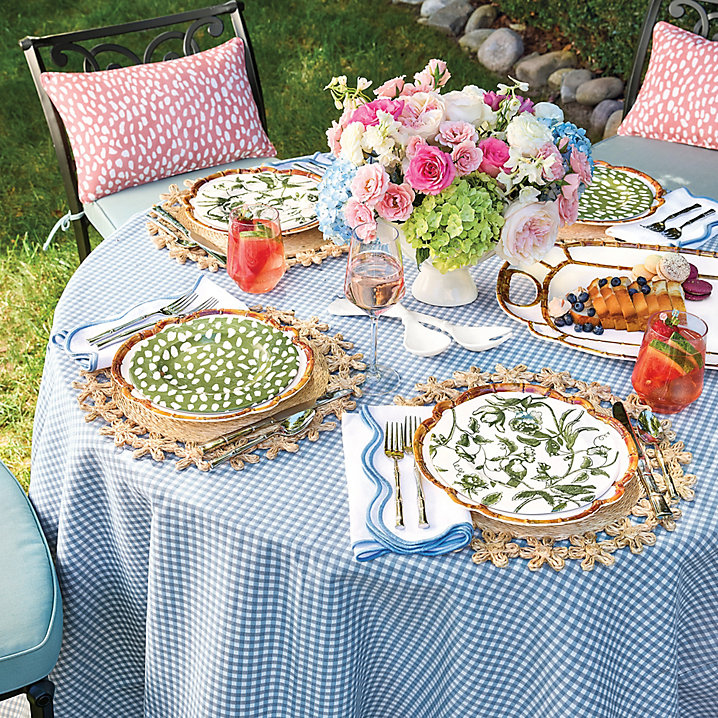 Jacqueline Bamboo Melamine Serving Tray