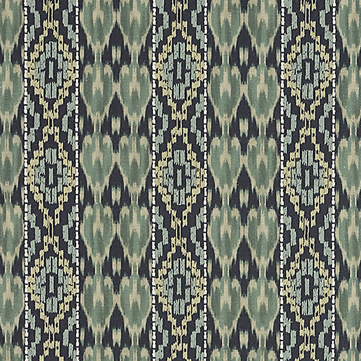Aziza Blue Green Fabric by the Yard
