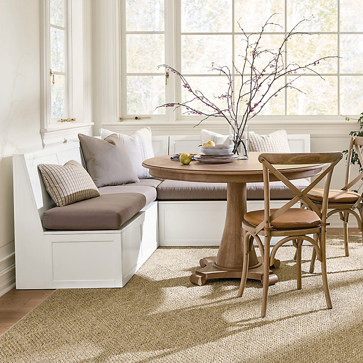 Banquette Cushion Seat - 48in Canvas Navy